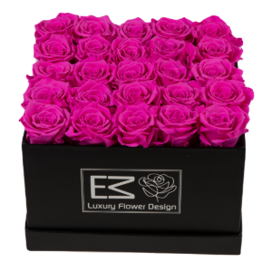 Longlife Square Flower Box Black Flowerbox longlife rozen